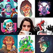 ArtvsArtist 2020. Digital Illustration project by Tanit Castán - 04.11.2020