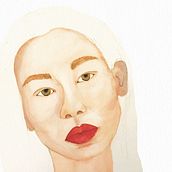Meu projeto do curso: Retrato ilustrado em aquarela. Projekt z dziedziny  Sztuki piękne użytkownika anaritacarvalhomarques - 11.05.2020