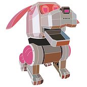 Robot Vector. Un proyecto de Diseño gráfico de paolanosbookings - 11.05.2020