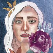 Mi Proyecto del curso: Retrato ilustrado en acuarela. Portrait Drawing, and Watercolor Painting project by Mayela Lau - 05.11.2020