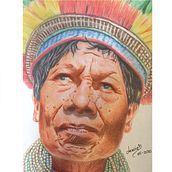 Mi Proyecto del curso:  Retrato realista con lápices de colores. Portrait Drawing project by Daniela Pinto - 05.11.2020