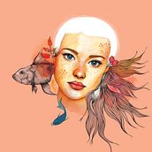Mi Proyecto del curso: Retrato ilustrado en acuarela_Bajo el Mar.  projeto de Joana Minards - 19.05.2020