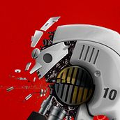 Robot/Skull. Digital Drawing, Character Design, and Traditional illustration project by Julio Ríos - 05.12.2020