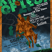 Mi Proyecto del curso: Ilustración para music lovers - KINGS OF LEON. Poster Design, Graphic Design, and Digital Illustration project by jbolivarp - 05.12.2020