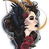 Mi Proyecto del curso: Diseño e ilustración digital de tatuajes con Procreate. Digital Drawing project by Cristina Andreu Prego - 05.12.2020