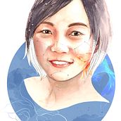 My project in Illustrated Portrait in Watercolor course. Traditional illustration project by wtszwai88 - 05.12.2020