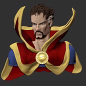 Mi Proyecto del curso: Doctor Strange y Yoshi . 3D de dianab30 - 05.12.2020