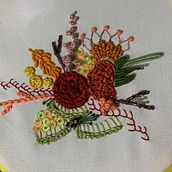My project in Advanced Embroidery Techniques: Stitches and Compositions with Volume course. Embroider project by kbirkenmayer - 05.12.2020