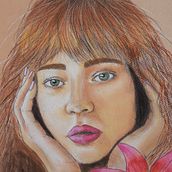 My rainbow girl here.:-). Un progetto di Disegno di mcmeowski - 12.05.2020