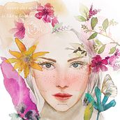My project in Illustrated Portrait in Watercolor course. Watercolor Painting project by sheryl_jyh - 05.13.2020
