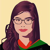 Self portrait. Un progetto di Illustrazione digitale di Nicole Lasquety - 13.05.2020