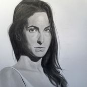 My project in Realistic Portrait with Graphite Pencil course. Pencil Drawing, Portrait Drawing, and Realistic Drawing project by Nicolò Cristiano - 05.13.2020