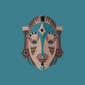 Tiki. Design, Character Design, Traditional illustration, and Vector Illustration project by Ester Rafael - 10.01.2019