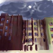 Backgrounds. Traditional illustration, Architectural Illustration, Digital Illustration, and Vector Illustration project by Aitor Moncho Tudanca - 05.13.2020