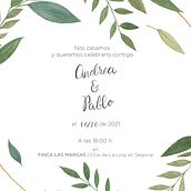 Set de papelería para eventos: boda.. Graphic Design, and Watercolor Painting project by Paula Hernández Tabasco - 05.13.2020