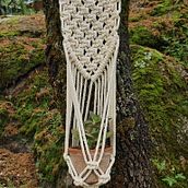 Mi Proyecto del curso:colgador de plantas. Un progetto di Macramè di Cecilia Morales Cumbreras - 13.05.2020