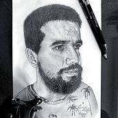 Mi Proyecto del curso: Retrato realista con lápiz de grafito. Un progetto di Disegno a matita e Disegno di ritratti di carlos lopez reyes - 15.05.2020
