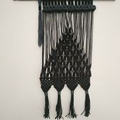 Mi Proyecto del curso: Macramé: nudos básicos y complejos . Un projet de Macramé de acastellanoperez - 14.05.2020