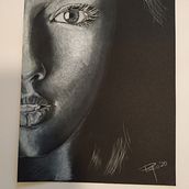 Ilustración con pastel y lápices de colores, sobre cartulina negra . % Paco Ruiz tarafından hazırlanan Geleneksel illüstras, Ve on projesi - 05.14.2020