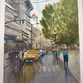 Mi Proyecto del curso: Paisajes urbanos en acuarela. Watercolor Painting project by Phoebe Pepper Repáraz - 05.24.2020
