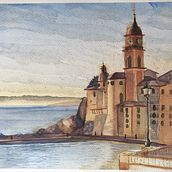 Mi Proyecto del curso: Dibujo arquitectónico con acuarela y tinta. Ilustração arquitetônica projeto de Antonio Quiroz - 14.05.2020