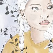 yellow 2 Ein Projekt aus dem Bereich Porträtzeichnung, Traditionelle Illustration, Digitale Illustration und Vektorillustration von Alba Sánchez - 05.05.2020