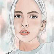 Girl  Ein Projekt aus dem Bereich Porträtzeichnung, Traditionelle Illustration, Digitale Illustration und Vektorillustration von Alba Sánchez - 14.05.2020