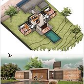 Mi Proyecto del curso: Ilustración digital de proyectos arquitectónicos. Een project van Architectuur van romiacostatorres - 16.05.2020