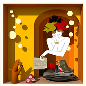 Mi Proyecto del curso: Introducción al vitrinismo comercial. Decoration project by Fabiana Padron - 05.15.2020
