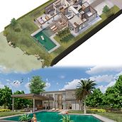 Mi Proyecto del curso: Ilustración digital de proyectos arquitectónicos. 3D, 3D Animation, and Digital Architecture project by Luce Mattioda - 05.15.2020
