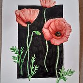 Watercolour flowers. Ilustração tradicional, Pintura, e Pintura em aquarela projeto de Sara Boido - 15.05.2020
