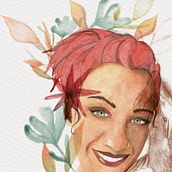 Mi Proyecto del curso: Retrato ilustrado en acuarela. Projekt z dziedziny Trad, c i jna ilustracja użytkownika Maria Peñarroja Saz - 15.05.2020