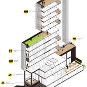 EDIFICIO PH - MERCADO NORTE. Architecture project by Micaela Saggiorato - 11.15.2017