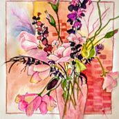 My project in Artistic Portrait with Watercolors course . Lukisan Cat Air proyek oleh Gayle Miller - 05.17.2020