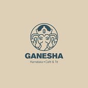Mi Proyecto del curso: Identidad para café Ganesha!. Een project van  Br, ing en identiteit, Logo-ontwerp y Traditionele illustratie van Christian Ruíz - 20.05.2020