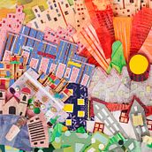 Story Illustration with Paper: Bogotá, the city where everything happens.. Un progetto di Artigianato di German Murillo - 18.05.2020
