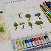 Meu projeto do curso: Desenho para principiantes nível -1. Drawing, and Watercolor Painting project by Graziella Soares Batista Dias - 05.16.2020