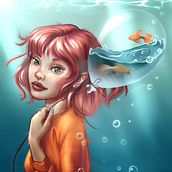 Mi Proyecto del curso: Retratos digitales de fantasía con Photoshop. Un progetto di Illustrazione tradizionale di Lorena Gonzalez - 16.05.2020
