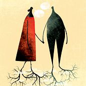 MOTHER LANGUAGE, FATHER COUNTRY. Creativit, and Traditional illustration project by Fatinha Ramos - 05.16.2020