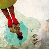 BROWN GIRL MAGIC. Traditional illustration, and Children's Illustration project by Fatinha Ramos - 05.16.2020