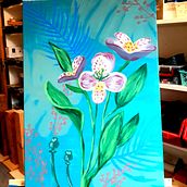 Mi Proyecto del curso: Pintura botánica con acrílico. Botanical Illustration project by Iasmina Giuchici Olasz - 05.16.2020