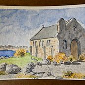 My project in Architectural Sketching with Watercolor and Ink course. Un projet de Aquarelle de Yvette Peevy - 16.05.2020