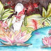 Venus, trabajo final del Curso Animalario Botánico . Un progetto di Illustrazione botanica, Illustrazione tradizionale e Pittura ad acquerello di Juan Martinez Moscoso - 16.05.2020
