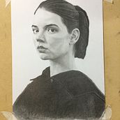 Mi Proyecto del curso: Retrato realista con lápiz de grafito. Portrait Drawing project by Juan Cruz Villalobos - 05.16.2020