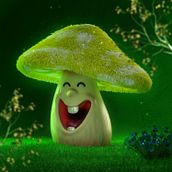 Happy mashroom Ein Projekt aus dem Bereich Design von 3-D-Figuren von graphiccode - 17.05.2020
