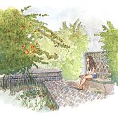 Mi Proyecto del curso: Ilustración en acuarela con influencia japonesa. Un projet de Illustration traditionnelle , et Aquarelle de Varinia Prada - 17.05.2020
