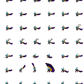 Mi Proyecto del curso: Animación de personajes en pixel art para videojuegos . Pixel Art project by christleonh_1 - 05.17.2020