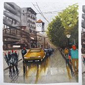 My "Urban Landscape in Watercolor" Projects. Watercolor Painting project by cbj7 - 05.17.2020