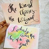 Hand lettering . Kaligrafi, Dan Huruf Tangan proyek oleh Suchita Hirematada - 05.17.2020