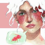 Watercolor Portrait by Lynell Ingram . Watercolor Painting project by Lynell Ingram - 05.17.2020